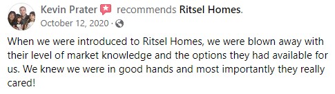 A picture of a family of Kevin Prater with a good review for real estate solutions.
